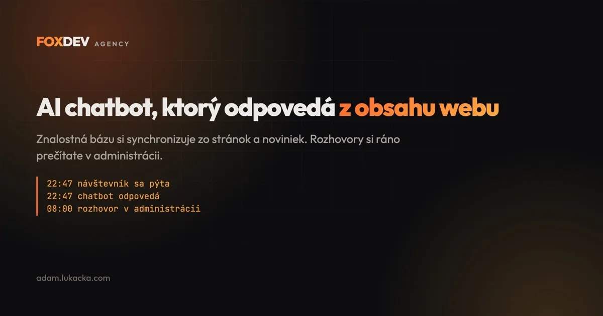 AI chatbot na web, ktorý odpovedá len z obsahu stránky