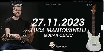 Webstránka All4music.sk, referencia Fox Development Agency