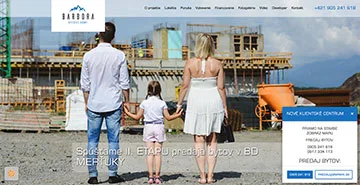 Webstránka Bytybarbora.sk, kategória Realitné weby, referencia Fox Development Agency