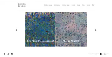 Webstránka GaleriaCinCin.sk, referencia Fox Development Agency