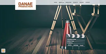 Webstránka DanaeProduction.sk, kategória Webstránky, referencia Fox Development Agency