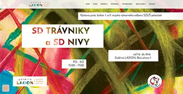 Webstránka GaleriaLadon.sk, kategória Webstránky, referencia Fox Development Agency