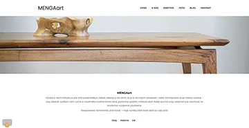 Webstránka MengaArt.com, kategória Webstránky, referencia Fox Development Agency