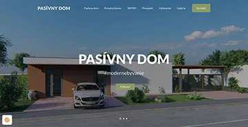 Webstránka PasivDom.eu, referencia Fox Development Agency