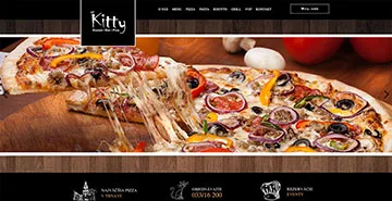 Webstránka PizzaKitty.sk, referencia Fox Development Agency
