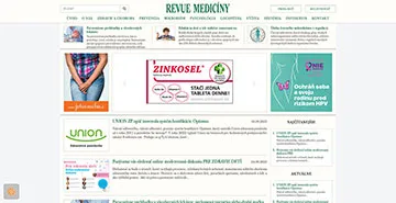 Webstránka RevueMediciny.sk, referencia Fox Development Agency