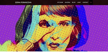 Webstránka SonaFerancova.com, referencia Fox Development Agency