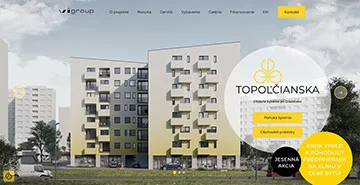 Webstránka Topolcianska.sk, referencia Fox Development Agency